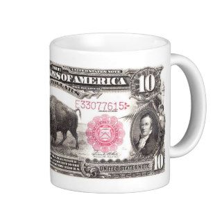 Lewis and Clark Ten Dollar Bill Mug