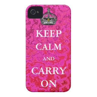 Keep Calm And Carry On iPhone 4 Case