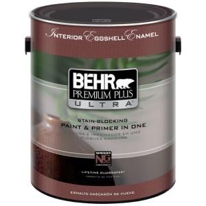 BEHR Premium Plus Ultra 1 Gal. Medium Base Eggshell Enamel Interior Paint 275401