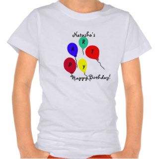 Fun Happy Birthday Balloons T Shirt