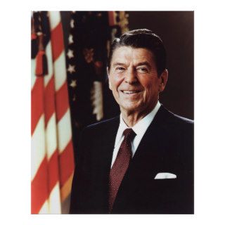 President Ronald Reagan Official White House Photo Print