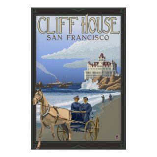 Cliff House   San Francisco, CA Travel Poster