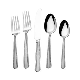 Adelaid 45 pc. Stainless Steel Flatware Set