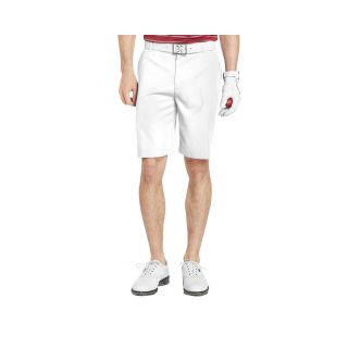 Izod Golf Flat Front Shorts, Brght Whte, Mens