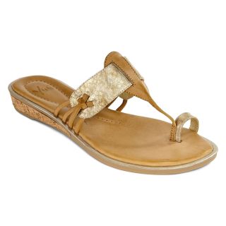 Yuu Arial Wedge Sandals, Gold, Womens