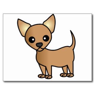 Cute Cartoon Chihuahua Postcards