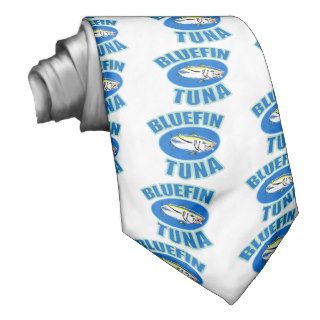 bluefin tuna fish front neckties