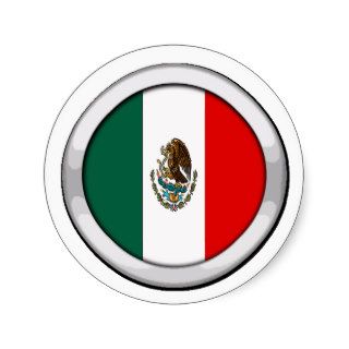 Mexico Badge Round Sticker