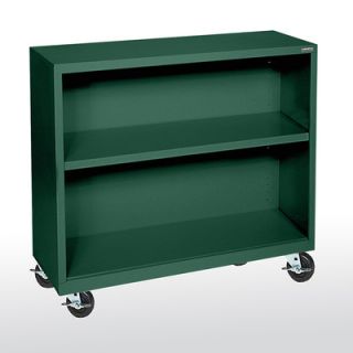 Sandusky Mobile 36 Bookcase BM10 361830 00 Color Forest Green