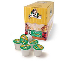 Van Houtte Cafe Swiss Decaf Organic Fair Trade Coffee K Cups for Keurig Brewers (Pack of 96) Coffee