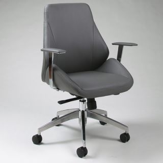 Pastel Furniture Isobella Mid Back Office Chair IS 164 CH AL Color Grey