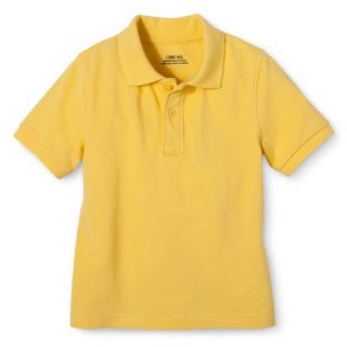 Cherokee Toddler School Uniform Short Sleeve Pique Polo   Pongee Tint 4T