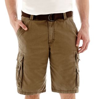 Lee Wyoming Belted Cargo Shorts, Fern, Mens