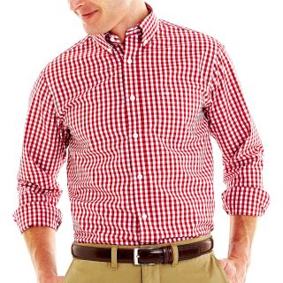 Dockers No Wrinkle Button Front Shirt, Red, Mens
