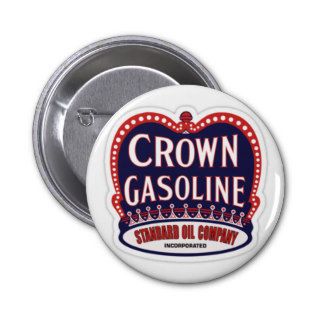 CROWN GASOLINE ADVERTISING SIGN PINS