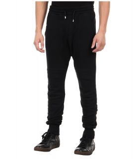 Pierre Balmain Low Rise Pant with Stitchings on Knee Mens Casual Pants (Black)