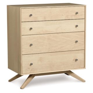 Copeland Furniture Astrid 4 Drawer Chest 2 AST 40 Finish Natural Maple, Top 