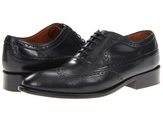 Fitzwell Washington Wing Tip Mens Lace Up Wing Tip Shoes (Black)