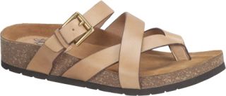 Womens Sofft Brooke   Luggage Leather Sandals