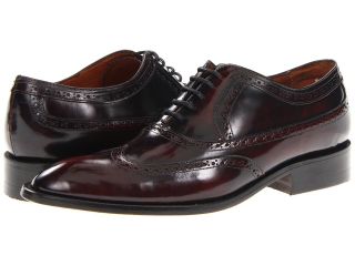 Fitzwell Washington Wing Tip Mens Lace Up Wing Tip Shoes (Burgundy)