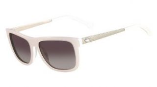 LACOSTE Sunglasses L695S 105 White Ice 54MM at  Mens Clothing store Prescription Eyewear Frames