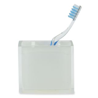 JCP Home Collection  Home Square Acrylic Toothbrush Holder, White