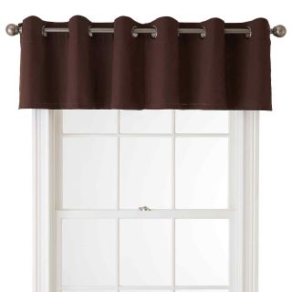 JCP Home Collection  Home Jenner Grommet Top Insert Valance, Chocolate