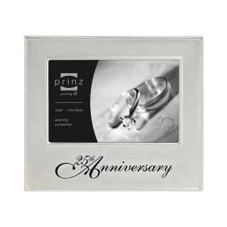 Timeless Love Anniversary Metal 4x6 Picture Frame, Silver