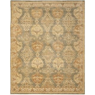 Safavieh Hand knotted Oushak Grey/ Ivory Wool Rug (8 X 10)