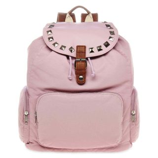 OLSENBOYE Washed Studded Backpack, Lavender (Purple), Womens