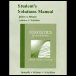 Statistics for the Life Sciences   Solutions Manual