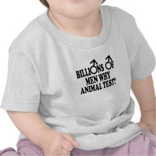 Feminist funny animal test tee shirt