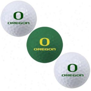 Oregon Ducks Team Golf 3pk Golf Ball Set