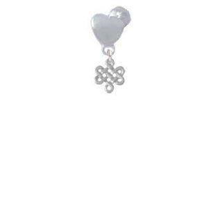 Mini Open Celtic Knot Nurse Hat Heart Charm Bead Dangle Delight & Co. Jewelry