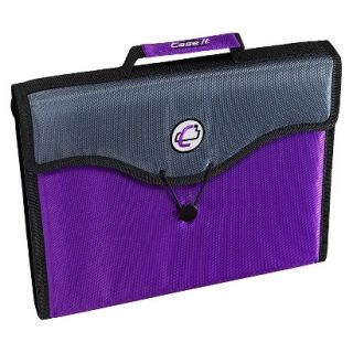 Case it 13 Pocket Tabbed File Folder   Purple