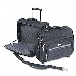 Dual access Rolling Notebook Computer Case/overnighter