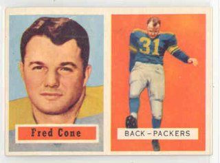 1957 Topps Football 107 Fred Cone Packers Near Mint Sports Collectibles