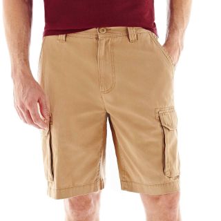 St. Johns Bay Essential Cargo Shorts, New Khaki, Mens