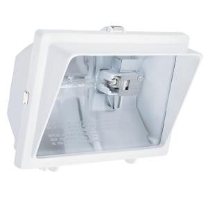 Lithonia Lighting 1 Lamp Outdoor White Floodlight OFL 300/500Q 120 LP WH M6