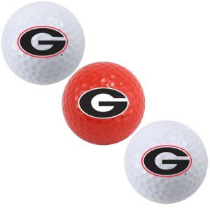 Georgia Bulldogs Team Golf 3pk Golf Ball Set