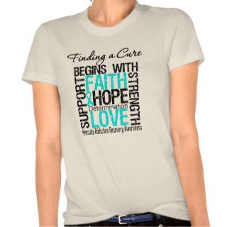 Finding a Cure Begins With Hope Addiction Recovery T Shirt