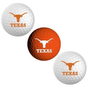 Texas Longhorns Team Golf 3pk Golf Ball Set