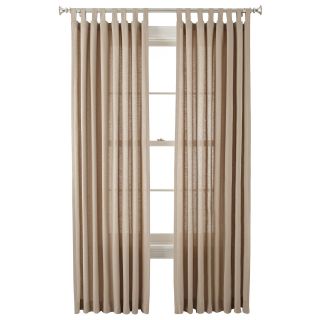 JCP Home Collection  Home Holden Tab Top Cotton Curtain Panel, Mocha