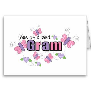 One Of A Kind Gram Cards