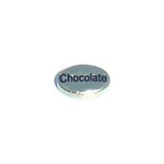 Chocolate Floating Charm for Heart Lockets Jewelry