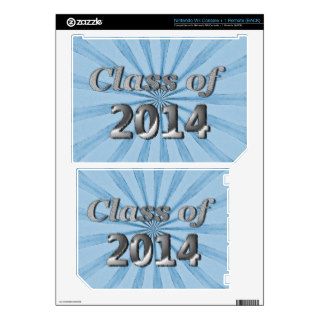 Class of 2014 Blue and Silver Nintendo Wii Decals