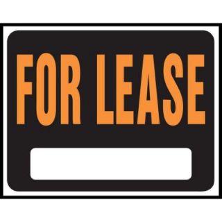 HY KO 15 in. x 19 in. Plastic For Lease Sign SP 115