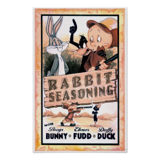 Looney Tunes Rabbit Seasoning Posters