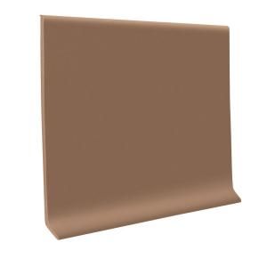ROPPE Vinyl Almond 2 1/2 in. x 48 in. x 5/64 in. Wall Cove Base H125LAEP184