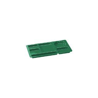 Cambro 915CW 119 Camwear Polycarbonate Rectangular School Compartment Tray, 2 by 2 Inch, Sherwood Green Kitchen & Dining